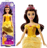 Mattel Disney Prinses Speelgoed Beweegbare Belle-modepop met fonkelende kleding en accessoires Op Disney-film geïnspireerd cadeau voor kinderen HLW11 Naty Shop-poppen Standaardtitel