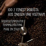 | Kaffeebohnen extra sterk | Espresso 100% Robusta | viel Kaffein wenig Säure | 1000g ganze Kaffee Bohnen | geigeint für Volautomatisch | met Zufriedenheitsgarantie
