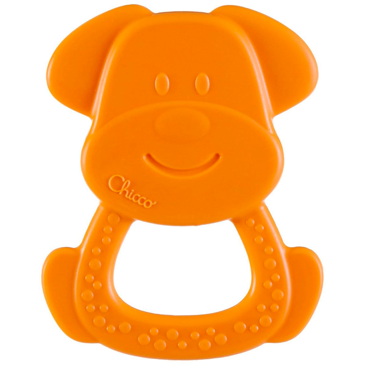 Chicco ECO+ Bijtring Kikker, Bijtring voor pasgeborenen met stekels, Gemaakt van zacht bioplastic, Bijtspeeltje voor pasgeborenen en kinderen van 3 tot 18 maanden