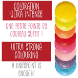 Scrapcooking - Set van 9 poedervormige kleurstoffen voor levensmiddelen - Blauw, Geel, Roze, Paars, Oranje, Limoengroen, Rood, Poederroze, Zwart - Eetbare kleurpoeder voor cakes, muffins, macarons - 4270