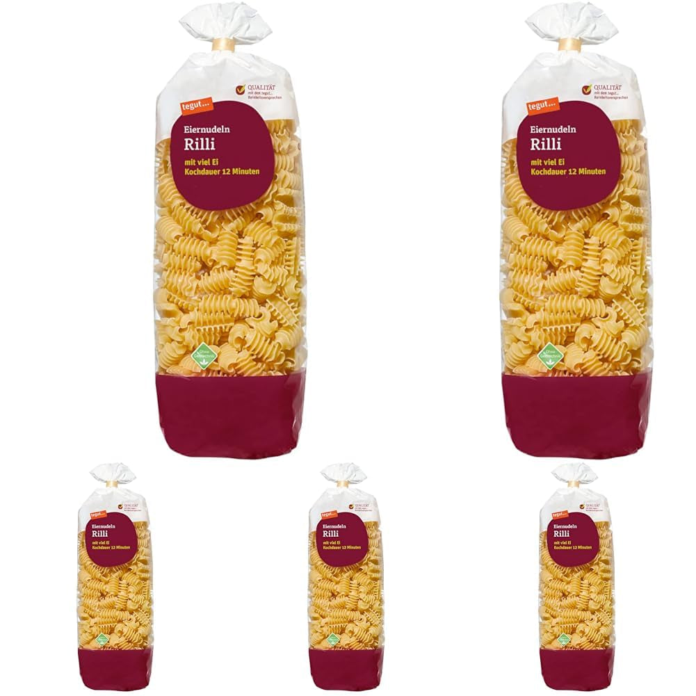 tegut... Noedels met Rilli-ei, 1 x 500 g