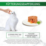 Gourmet Nature's Creations Hartsausmousse Natvoer voor katten, rijk aan kip, 12 stuks (12 x 85 g)