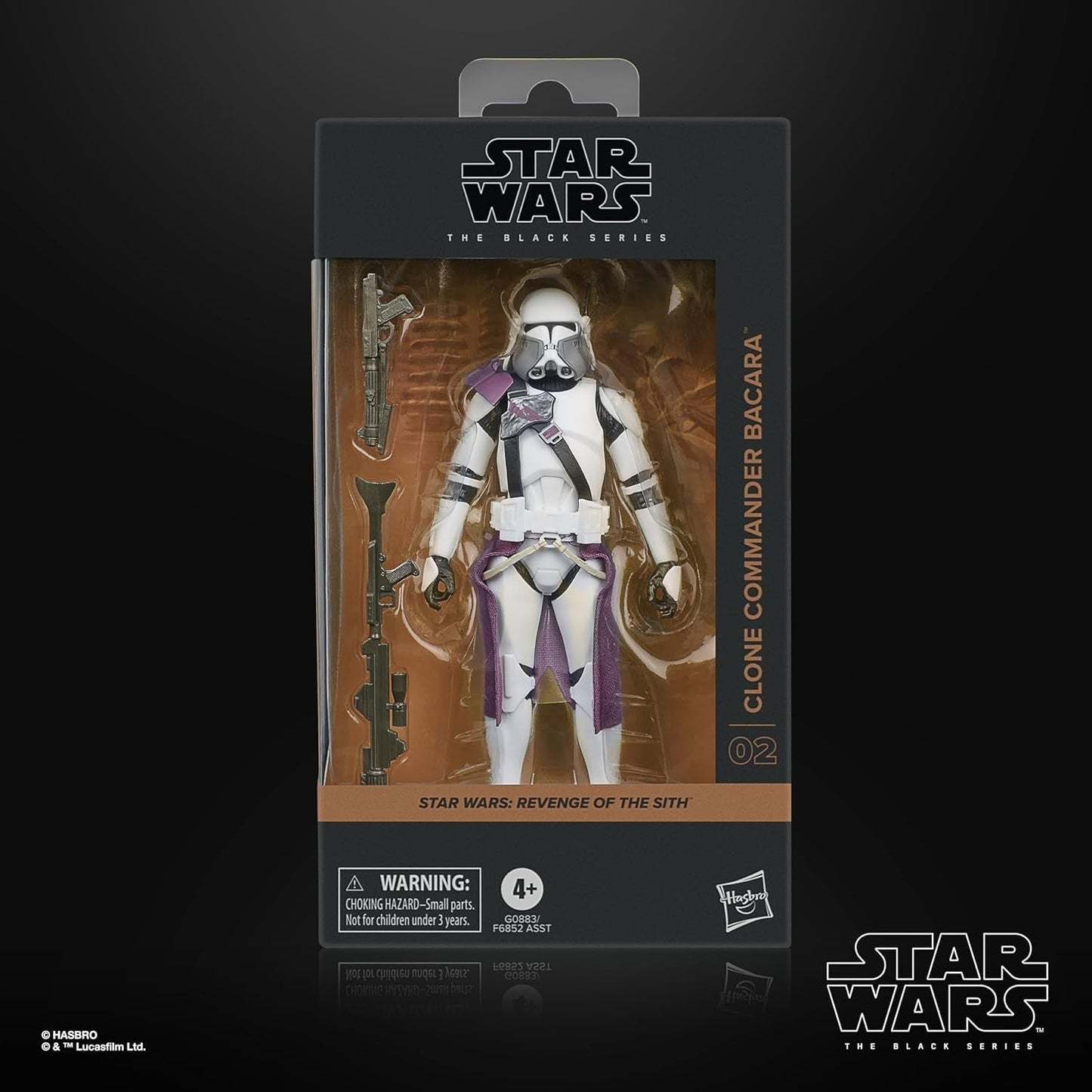 Star Wars Black Series Clone Commander Bacara, Star Wars: Ahsoka Premium verzamelfiguur (15 cm) Actiefiguren Naty Shop