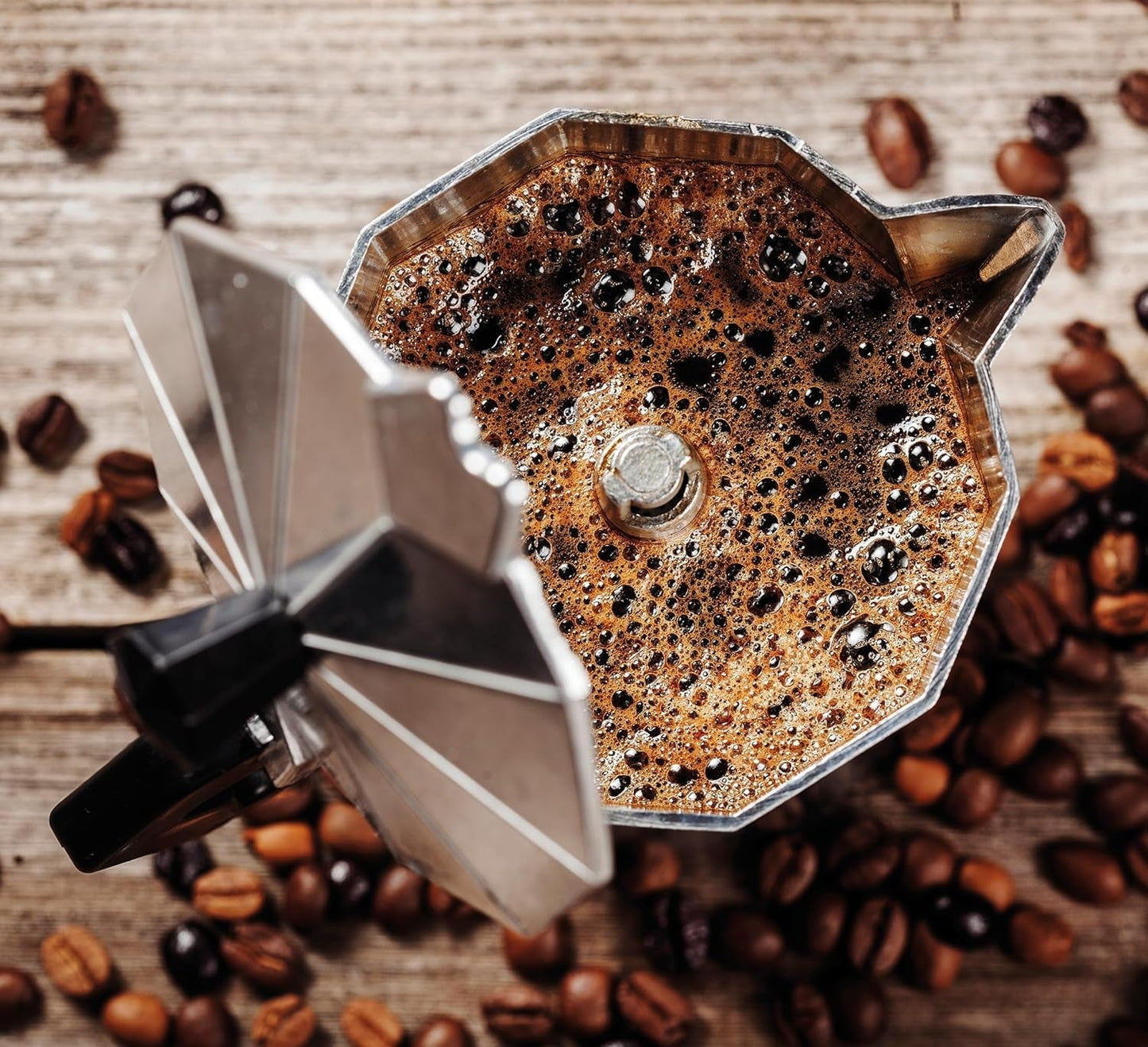 Cilio Classico espressomachine voor 6 kopjes | elektrisch 480W | Ø 11,5 cm Hoogte: 25 cm | aluminium | rood | geïntegreerde kookplaat | met warmteopslagfunctie en reduceerfilter | voor reizen of kamperen