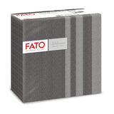 Fato - Droogpapieren servetten, airlaid, textieleffect, verpakking van 50 servetten, 40X40 gevouwen in 4-formaat, Tropicana Decor
