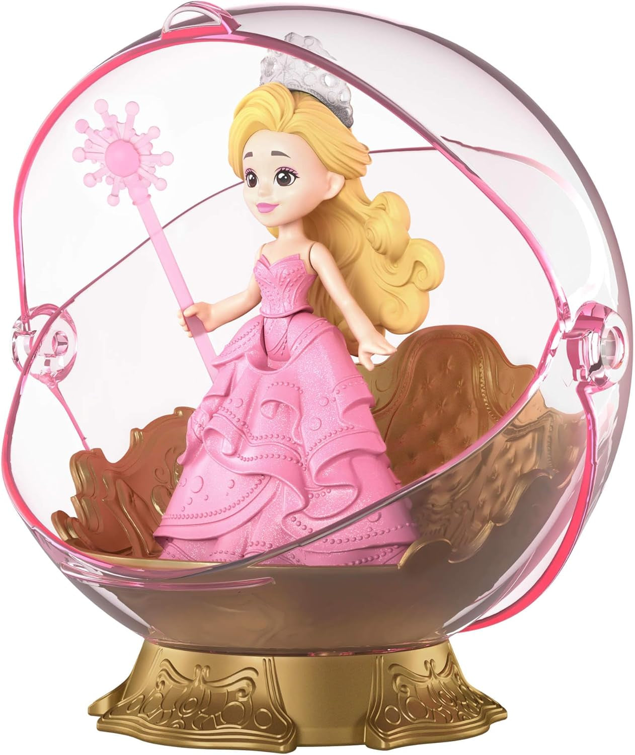 Mattel Universal Pictures Evil Glinda drijvende bubbel, bekende film geïnspireerde Glinda minipop en voertuigspeelset, JFM25, [Meerkleurig]