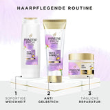 Pantene Pro-V Silky & Glowing Hair Rescue intensief haarmasker met Biotine en Keratine Reconstruct 300ml. Helpt bij het herstellen van droog, beschadigd of gemarkeerd haar Naty Shop Haarmasker