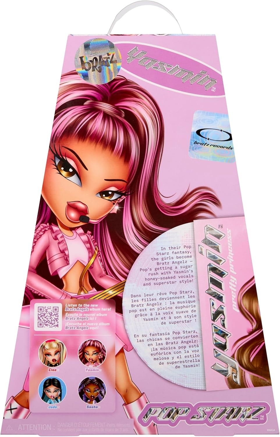 BRATZ Pop Starz Yasmin – Modepop met verzamelbare charme, outfit en muzikale accessoires