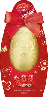 Paasmix Lindt Chocolade LINDOR | Doos 144g | LINDOR eieren die smelten in je mond in drie varianten: Melkchocolade, Pure chocolade, Hazelnoot | Paaschocolade | Geschenk van chocolade | 1 pakje