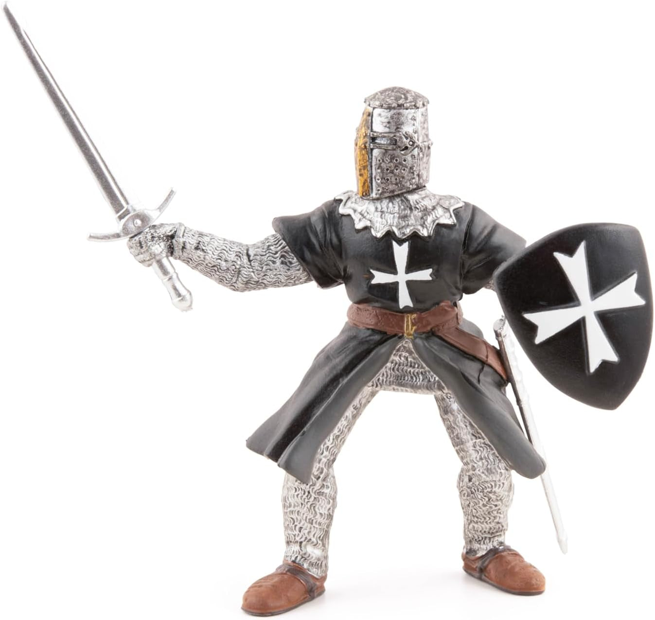 Papo -Handbeschilderd - Figuren -Middeleeuws-Fantasie - Ridders van Sint-Jan met zwaard-39938-Verzamelobject-Voor kinderen - Geschikt voor jongens en meisjes - Vanaf 3 jaar Actiefiguren Naty Shop
