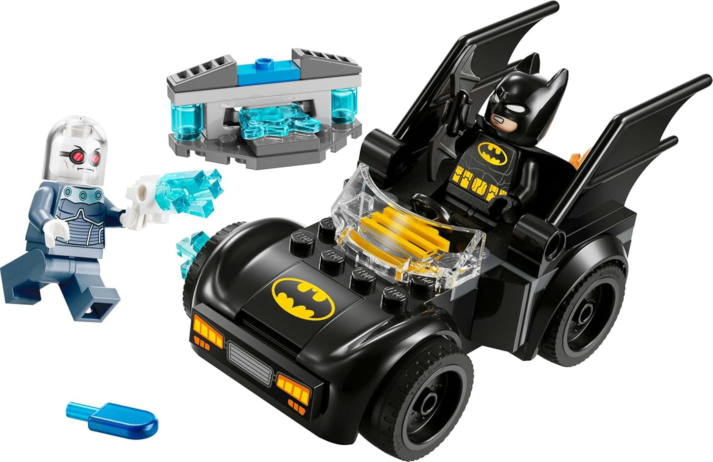 LEGO DC Batman: Batman & Batmobile Vs. Mr. Freeze - Superhelden speelgoedauto met 2 minifiguren - IJsschieter met vuurelementen - Cadeau voor jongens en meisjes vanaf 4 jaar 76301 Bouwsets Besuche in LEGO-Store