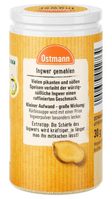 Ostmann Gewürze - Ingwer gemahlen | Nachfüllbare en recycleerbare verpakking | 30 g in de Streudose