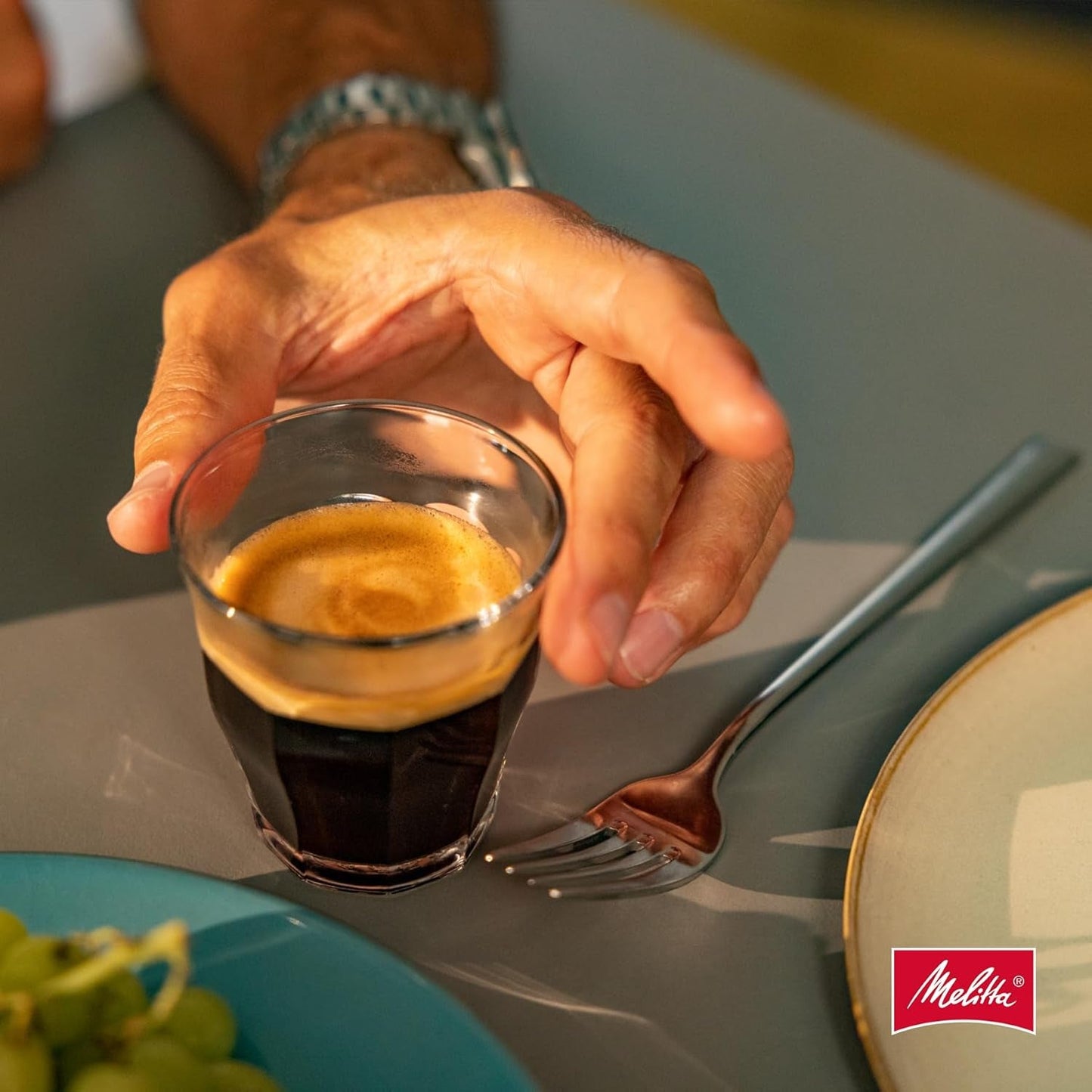 Melitta Mein Café Mild Roast, Whole Kaffee-Bohnen 1kg, ungemahlen, Kaffeebohnen für Kaffee-Volautomat, milde Röstung, Stärke 3