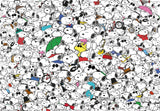 Clementoni - 39804 - Impossible Puzzle Peanuts - Puzzel van 1000 stukjes voor volwassenen en kinderen vanaf 14 jaar, behendigheidsspel voor het hele gezin Puzzel Naty Shop
