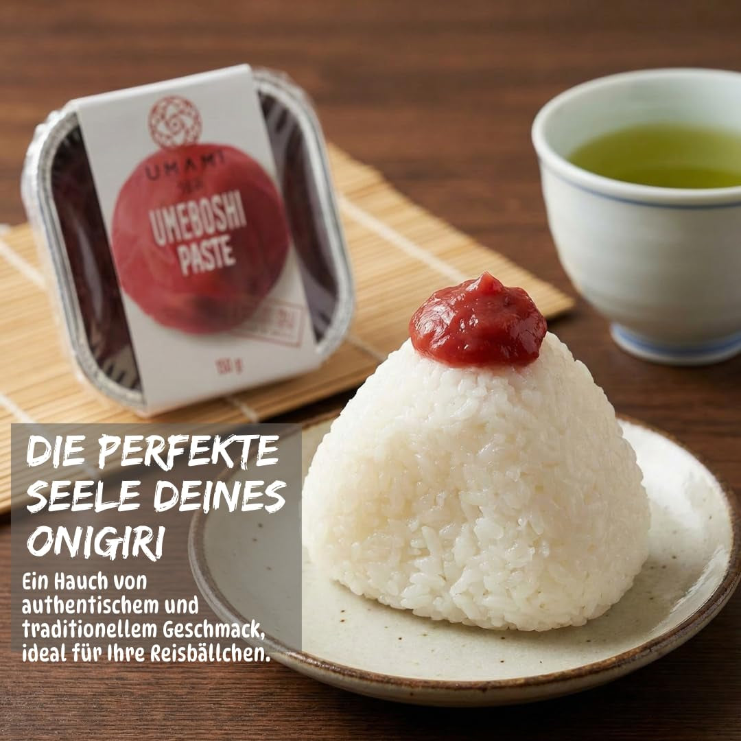Japanse Umeboshi-Paste, Fermentierte Pflaumen mit Shiso, 150 g