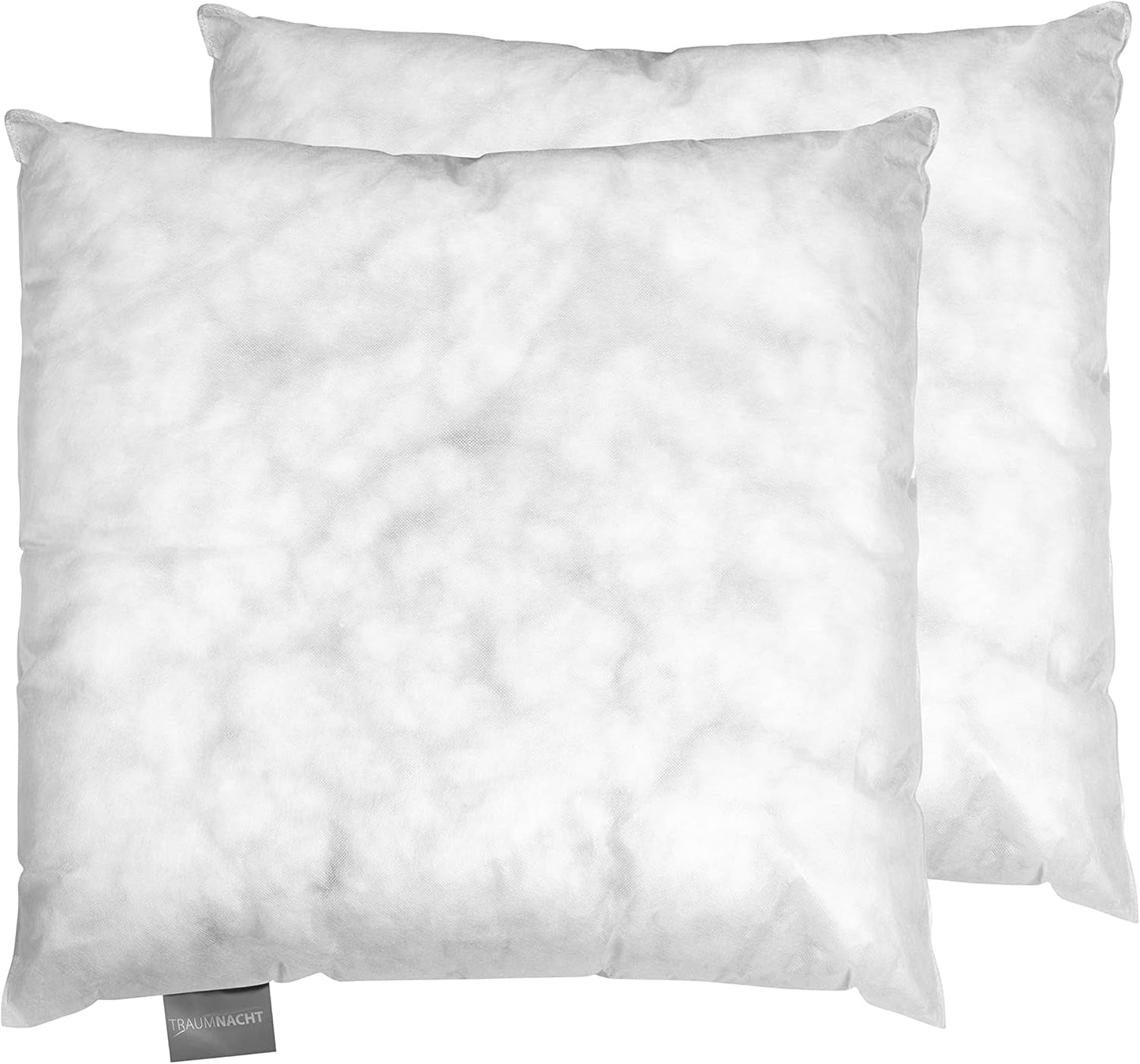 Traumnacht Green Basic Kussenset bestaande uit twee kussens 80 X 80 Cm, Oeko-Tex gecertificeerd, geproduceerd volgens de Duitse kwaliteitsnorm Naty Shop standaardkussens