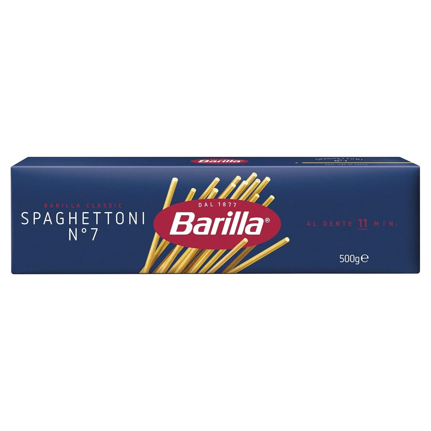 Barilla Classic Spaghetti nr. 7 durumtarwepasta, altijd beetgaar (1 x 500 g)