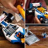 LEGO Icons Williams Racing FW14B met Nigel Mansell - F1-modelautoset met minifiguren van coureur om te verzamelen - Bureaudecoratie met standaard - Cadeau voor volwassenen en tieners Motorsportfans 10353 Bouwsets Besuche in LEGO-Store