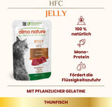 Almo Nature HFC Jelly kattennatvoer - met tonijn, verpakking van 24 (24 x 55 g)