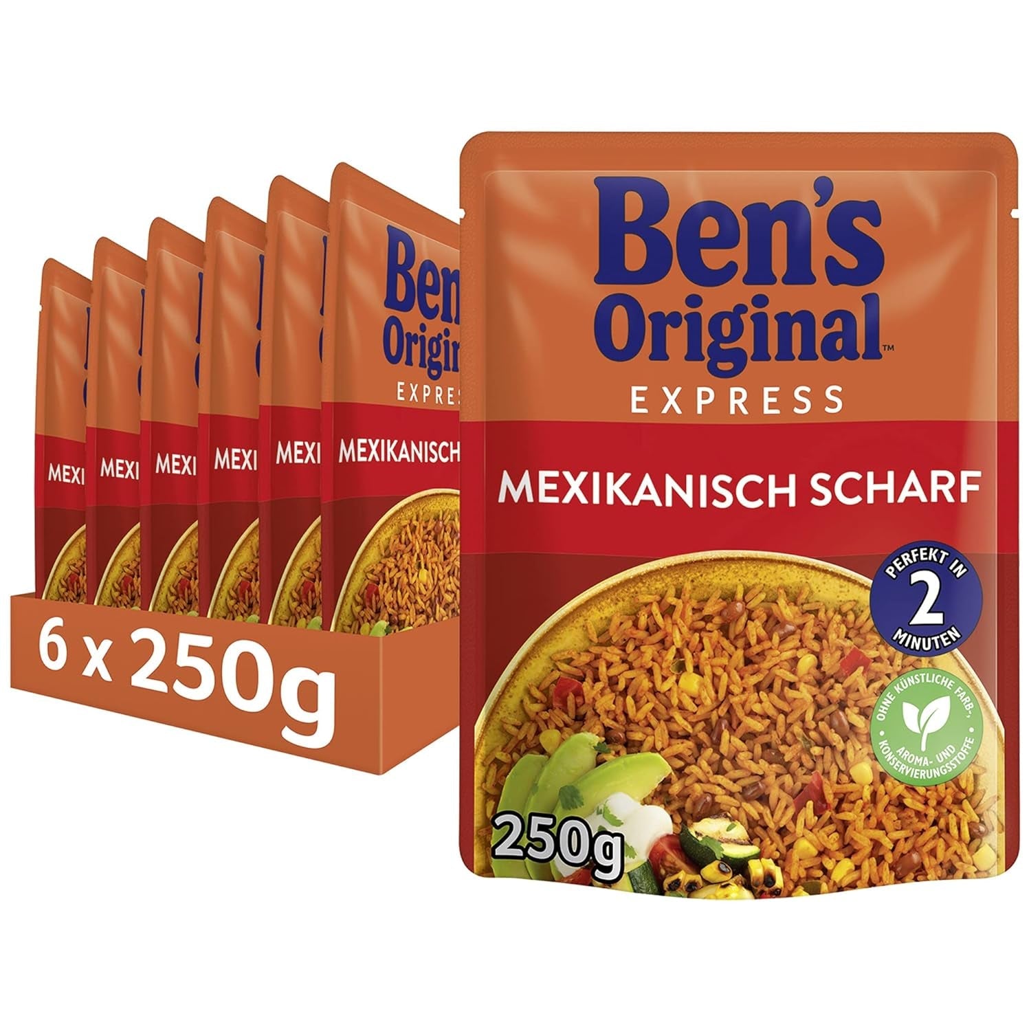 BEN'S ORIGINAL™ Mexicaanse expressrijst 6 x 220 g