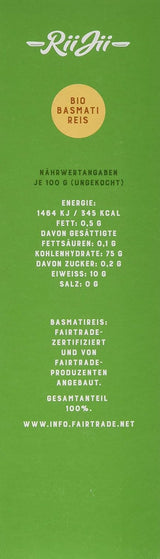 Taraori witte biologische Basmatirijst, FairTrade Naturland, 500 g