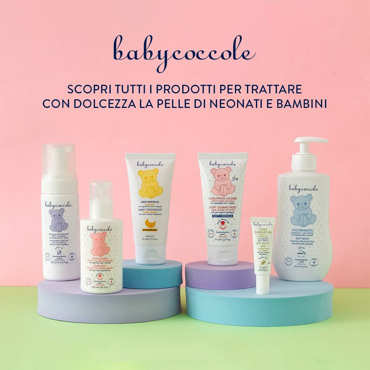 Babycoccole badshampoo voor baby's en kinderen, met lotusbloemextracten en natuurlijke ingrediënten, voor de gevoelige huid, 250 ml Kinderen - Bad en Huidverzorging Naty Shop
