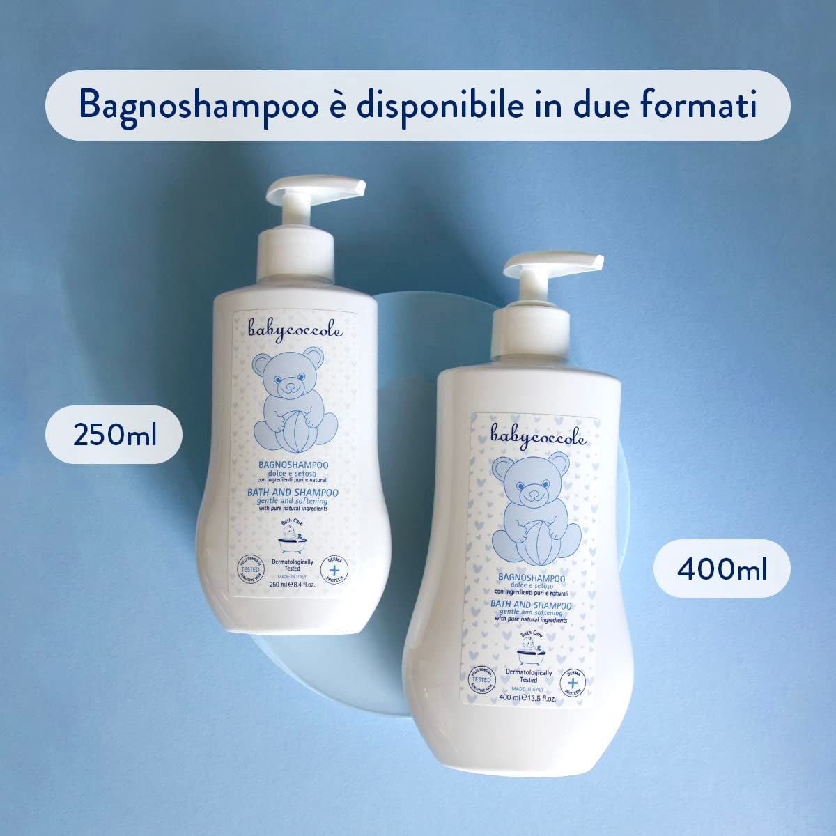 Babycoccole badshampoo voor baby's en kinderen, met lotusbloemextracten en natuurlijke ingrediënten, voor de gevoelige huid, 250 ml Kinderen - Bad en Huidverzorging Naty Shop