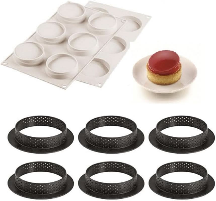 Silikomart bakvorm voor minicakes, Glam, 6 stuks Kitchen Naty Shop