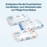 BIOLANE - Baby-Feuchttücher Mit 99,9% Wasser - Pure Water - Packung Mit 12 X 48 (576 Feuchttücher) - Voor Empfindliche Haut - Ab Der Geburt - Duftfrei - Wechseln Und Reinigungspflege Naty Shop