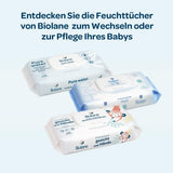 BIOLANE - Natte babydoekjes met 99,9% water - Zuiver water - 12 x 48 stuks (576 doekjes) - Voor de gevoelige huid - Vanaf de geboorte - Geurvrij - Zorg voor het verschonen en schoonmaken van baby's