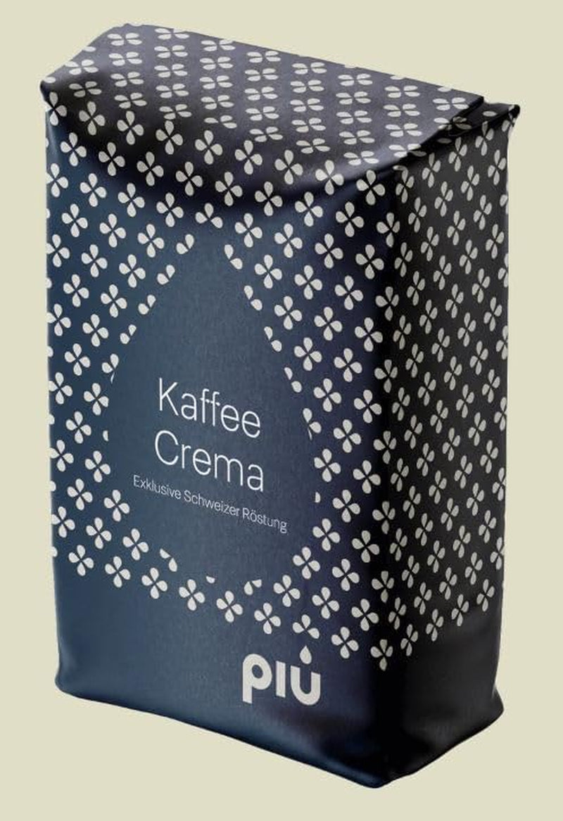 Schümli Classic Café Crème koffiebonen, 1 kg, aromatische en kruidige mix van Arabica en Robusta, Zwitsers trommelbranden, hele bonen voor volautomatische koffiemachines