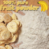 Gevriesdroogde bananen in poeder | XL 300g Fruitpoeder Gevriesdroogd bananenpoeder | Voor smoothie, bakken, cake | Gevriesdroogde banaan | Gevriesdroogd fruit | ZingyZoo Bananenpoeder Naty Shop Gedehydrateerde producten