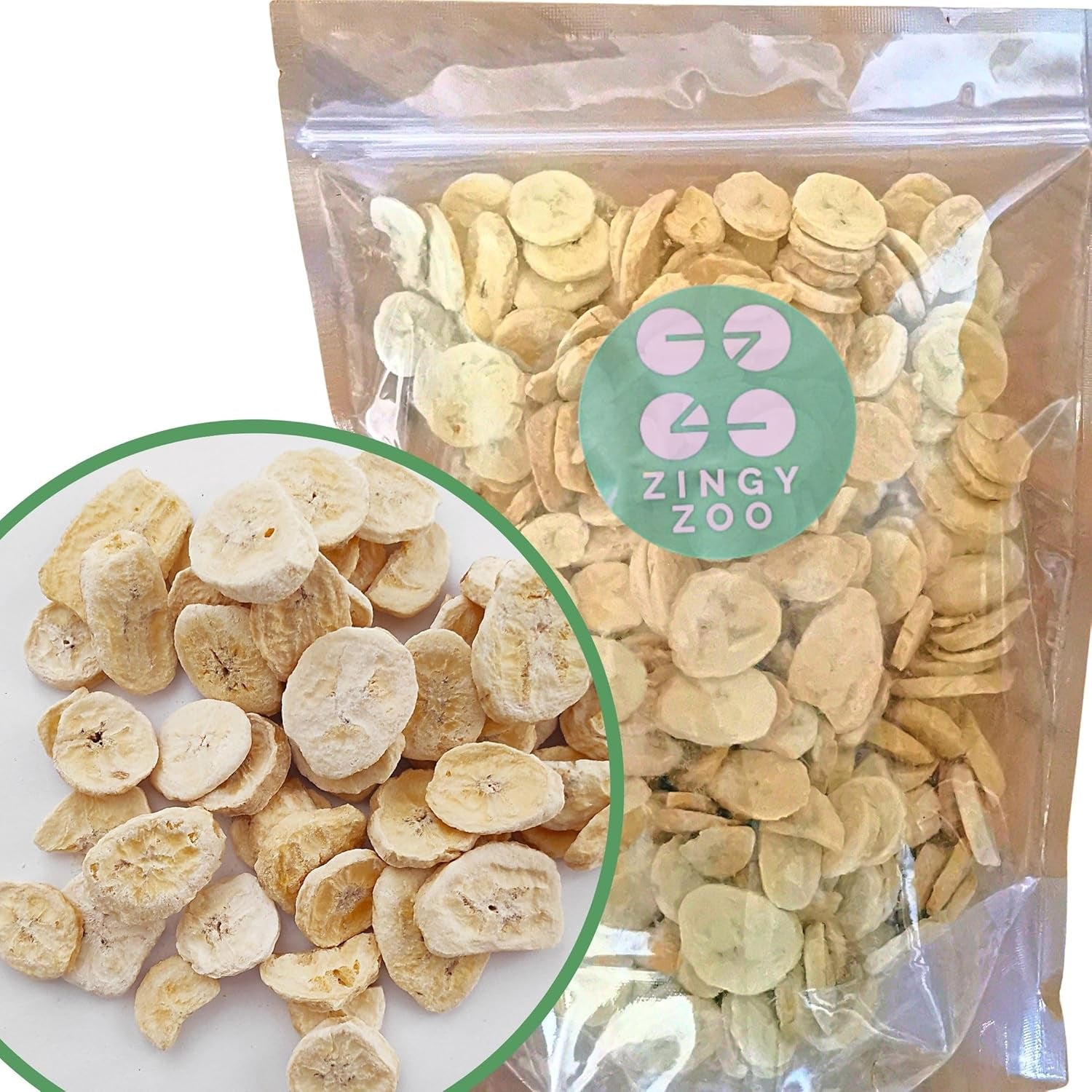 Diepvriesgedroogde bananen | Pakket 120g Gedroogde bananen zonder suiker | Diepvriesgedroogde banaan | Bananen met gedroogd fruit | Gevriesdroogde verse bananen | Bananenschijfjes met gevriesdroogd fruit Gedroogde producten Naty Shop 350G