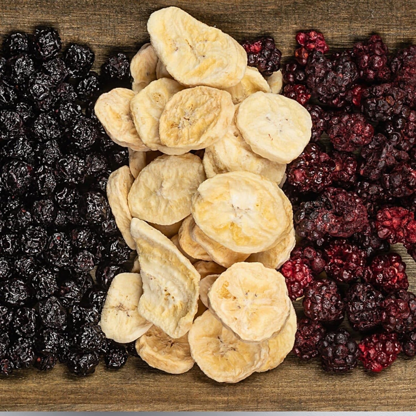 Diepvriesgedroogde bananen | Pakket 120g Gedroogde bananen zonder suiker | Diepvriesgedroogde banaan | Bananen met gedroogd fruit | Gevriesdroogde verse bananen | Gevriesdroogde plakjes banaan Naty Shop gedehydrateerde producten