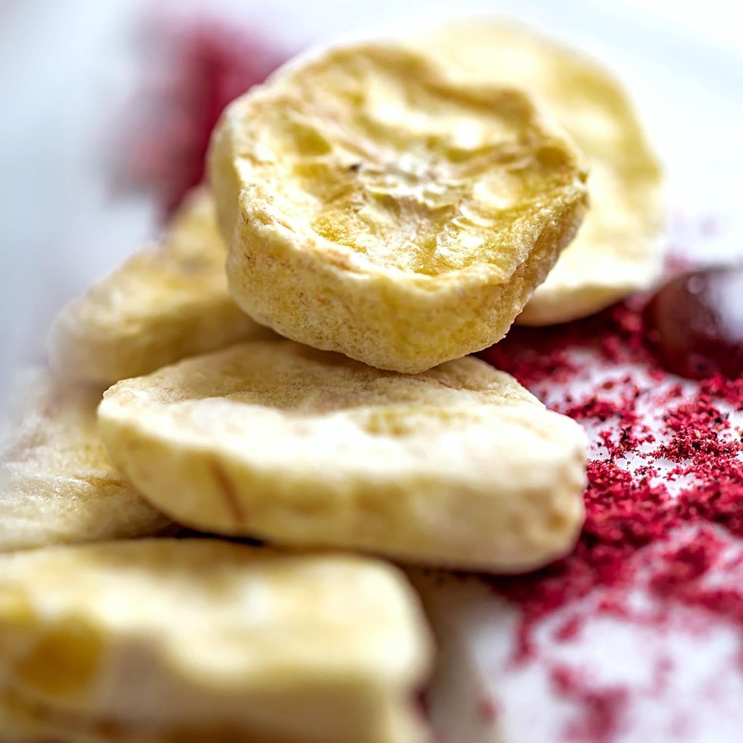 Diepvriesgedroogde bananen | Pakket 120g Gedroogde bananen zonder suiker | Diepvriesgedroogde banaan | Bananen met gedroogd fruit | Gevriesdroogde verse bananen | Gevriesdroogde plakjes banaan Naty Shop gedehydrateerde producten
