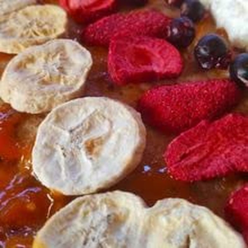 Diepvriesgedroogde bananen | Pakket 120g Gedroogde bananen zonder suiker | Diepvriesgedroogde banaan | Bananen met gedroogd fruit | Gevriesdroogde verse bananen | Gevriesdroogde plakjes banaan Naty Shop gedehydrateerde producten