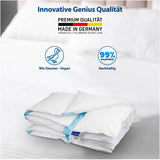 Genius Eazzzy Climate Comfort Dekbed 155 X 220 Cm, Vezeldicht, Lichtgewicht dekbed voor alle seizoenen, Ademend dekbed, Aangename temperatuur om te slapen, Dekbed voor alle seizoenen Dekbedden en quilts Naty Shop