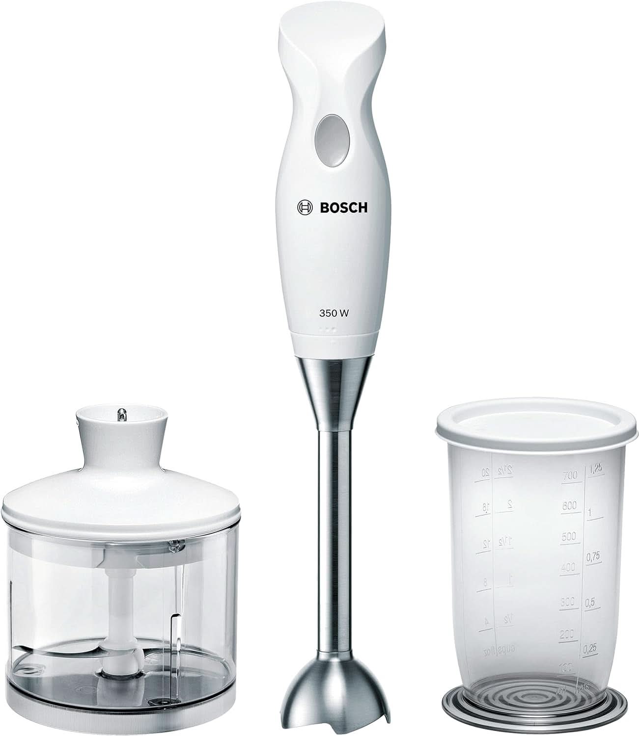 Haushaltsgeräte MSM6B500 Keukenmixer, 350 W, Zilver/Weiß Keuken Naty Shop