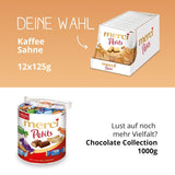 Merci Petits Koffieroom - 12 x 125g - Kleine pralines van witte chocolade op fijne chocolade met koffieroom - Individueel verpakte chocoladepralines