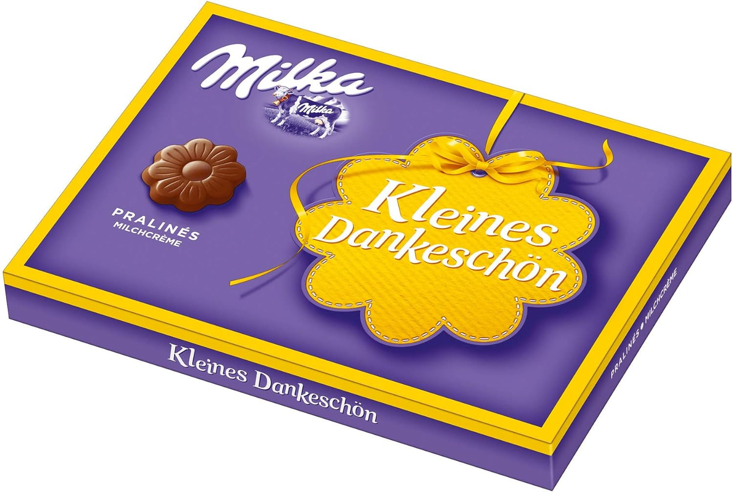 Praline Milka Little Thank You – Alpenmelkchocolade met fijne melkroomvulling – 12 x 44 g