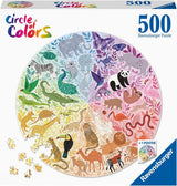 Ravensburger Puzzel 17172 Cirkel van kleuren - Dieren 500 stukjes Puzzel Naty Shop Standaard titel