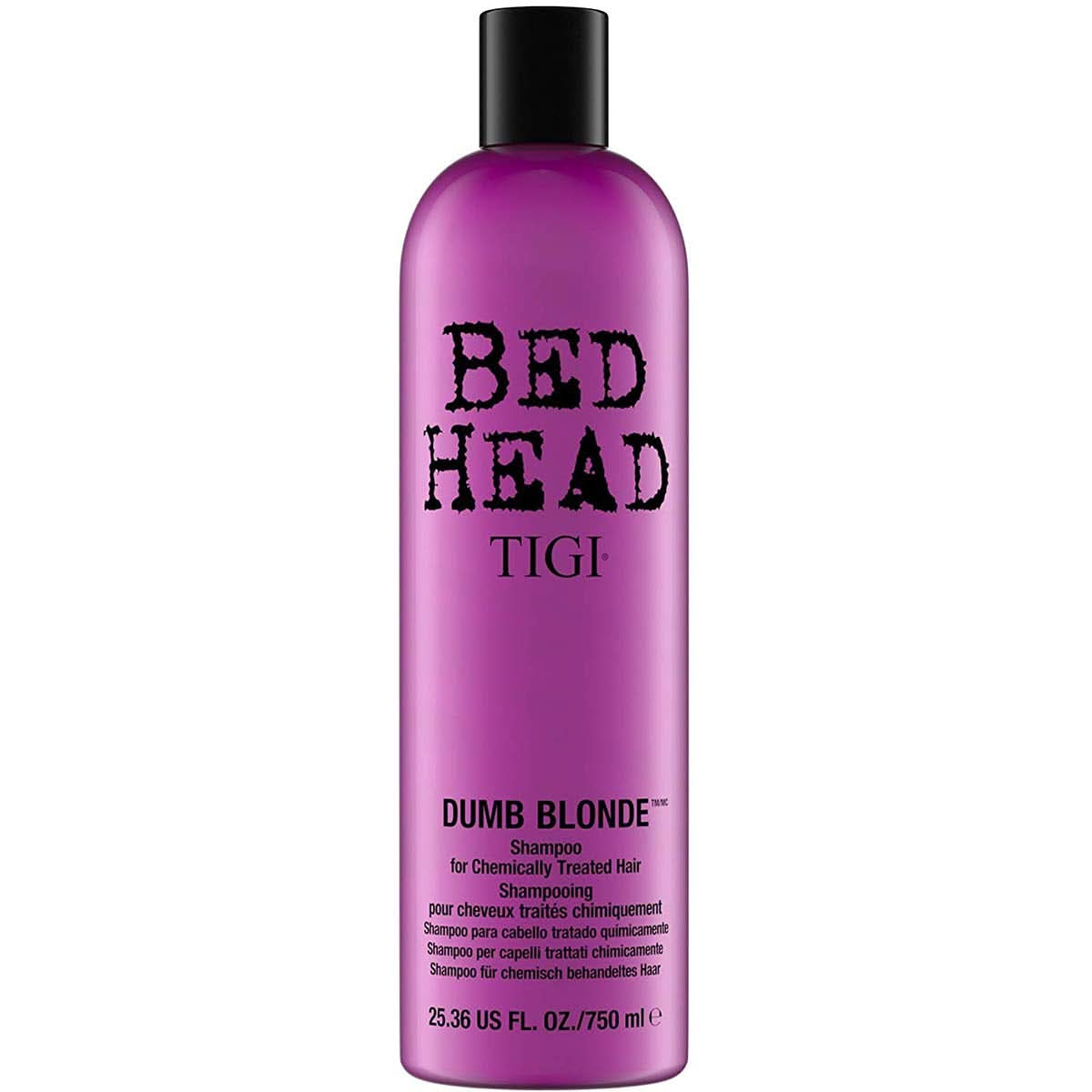 Bed Head van TIGI Dumb Blonde, shampoo voor chemisch behandeld haar, 750 ml Douche en bad Naty Shop
