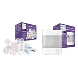 Philips Avent elektrische borstkolf, cadeauset Accessoires Voeding en borstvoeding Baby Naty Shop Pakket met sterilisator Avent Borstkolf