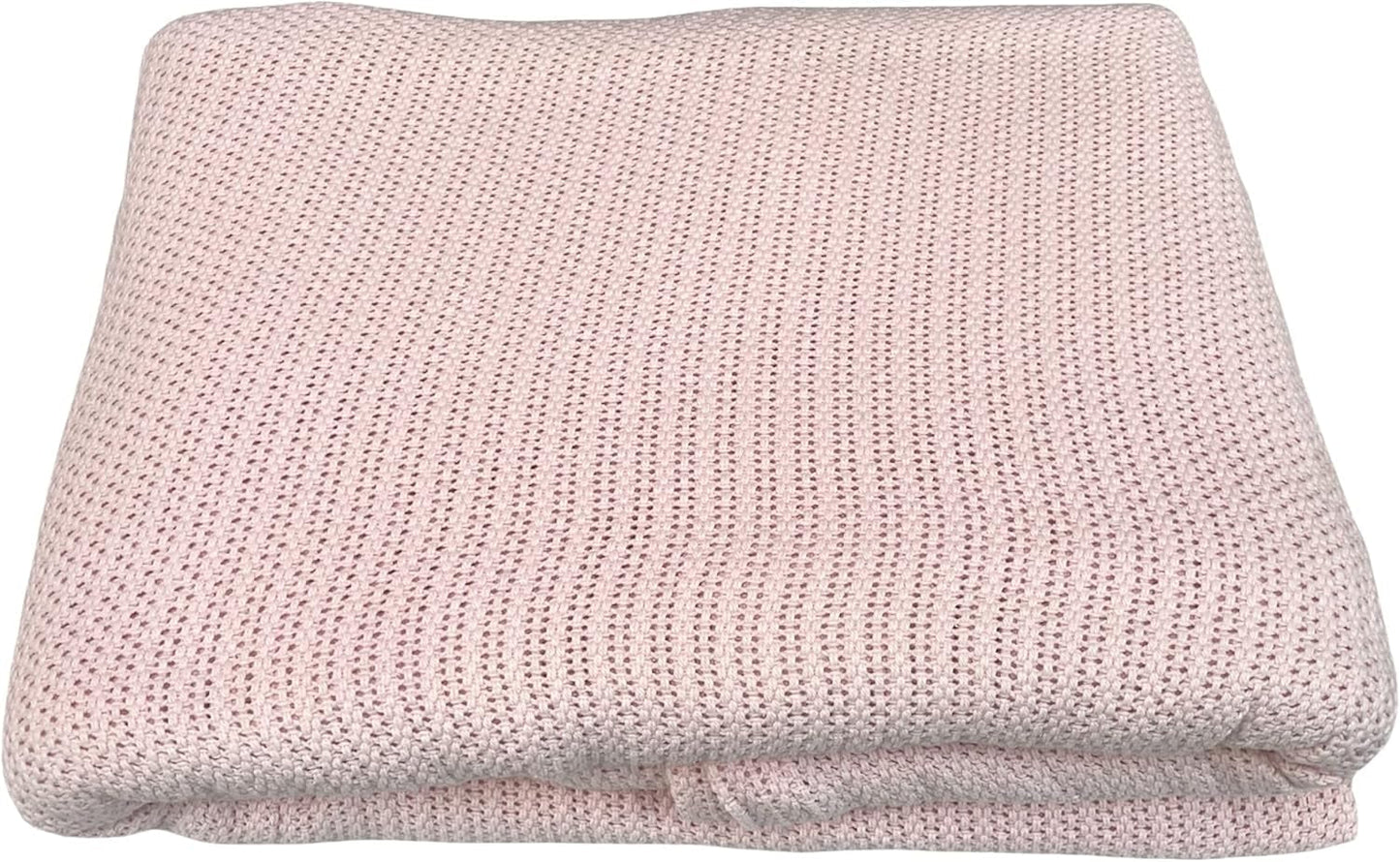 Familiebeddengoed Roze Cellulaire Deken voor Tweepersoonsbed, Katoen, Grote Sprei, Omkeerbaar, Lichtgewicht, Thermisch, Zacht, Traditioneel Cellulaire Deken, 230 X 230 cm Dekbedden en dekbedden Naty Shop