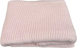 Familiebeddengoed Roze Cellulaire Deken voor Tweepersoonsbed, Katoen, Grote Sprei, Omkeerbaar, Lichtgewicht, Thermisch, Zacht, Traditioneel Cellulaire Deken, 230 X 230 cm Dekbedden en dekbedden Naty Shop