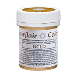 Kleurstof voor levensmiddelen Sugarflair Chocolate Gold - Gekleurde biologische cacaoboter, chocoladekleuring voor het kleuren van chocolade, pralines - 35 g