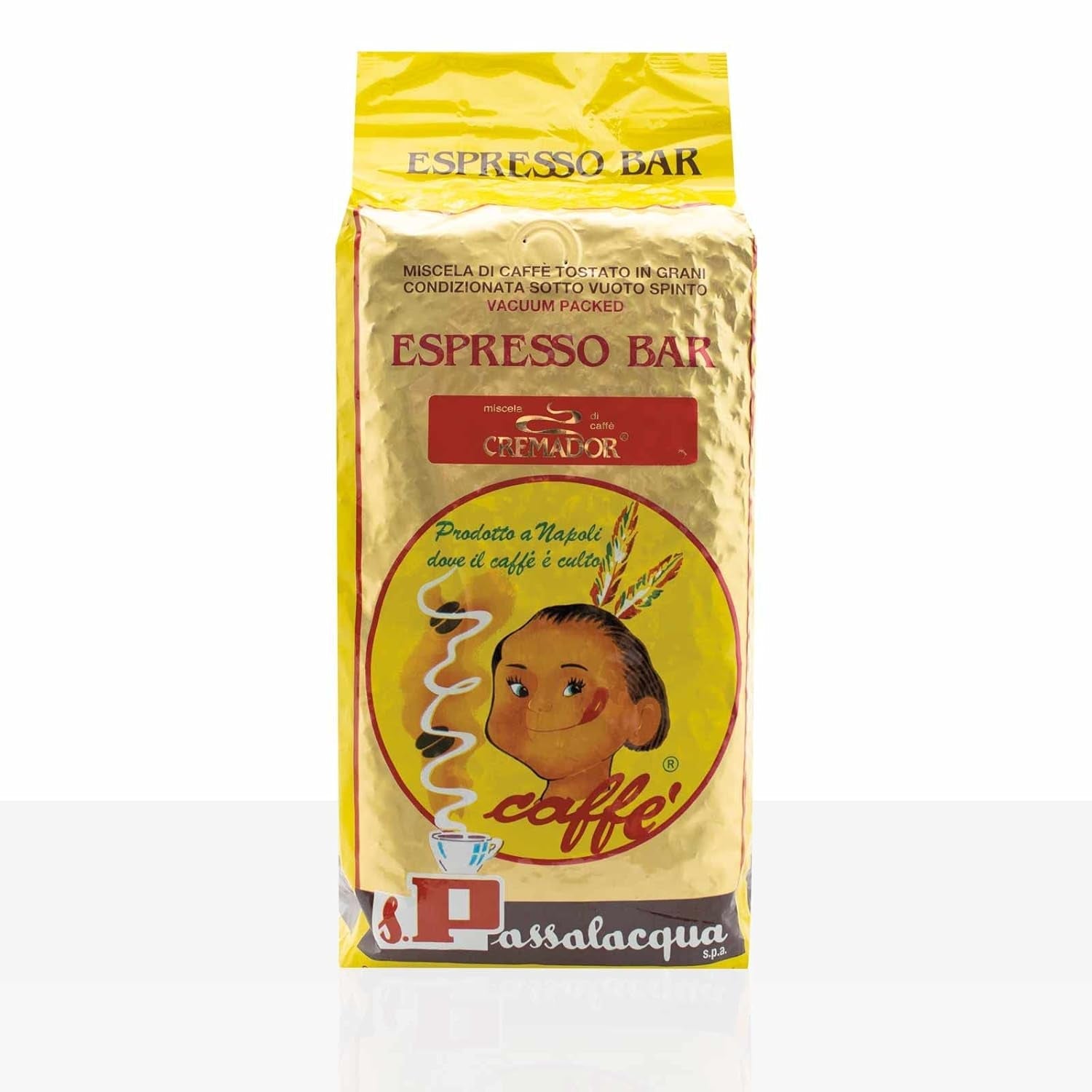 *WOW* Passalacqua Cremador koffiebonen, 6 pakken van elk 1000 g, koffie 6 kg