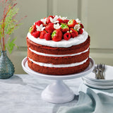 Funcakes Mix Für Red Velvet Cake, Glutenvrij: Einfach Zu Berübenen, Schön Weicher Und Fluffiger Kuchen Mit Leichtem Schokoladengeschmack, Perfekte Rote Farbe, 400G Mix voor bakken en koken Naty Shop
