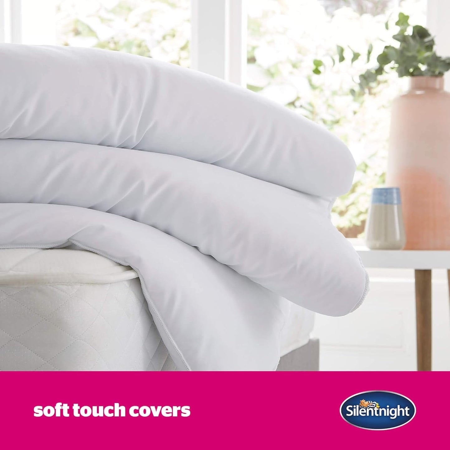 Silentnight "Ultrabounce" dekbed, microvezel, wit, eenpersoonsbed Dekbedden en dekbedden Naty Shop