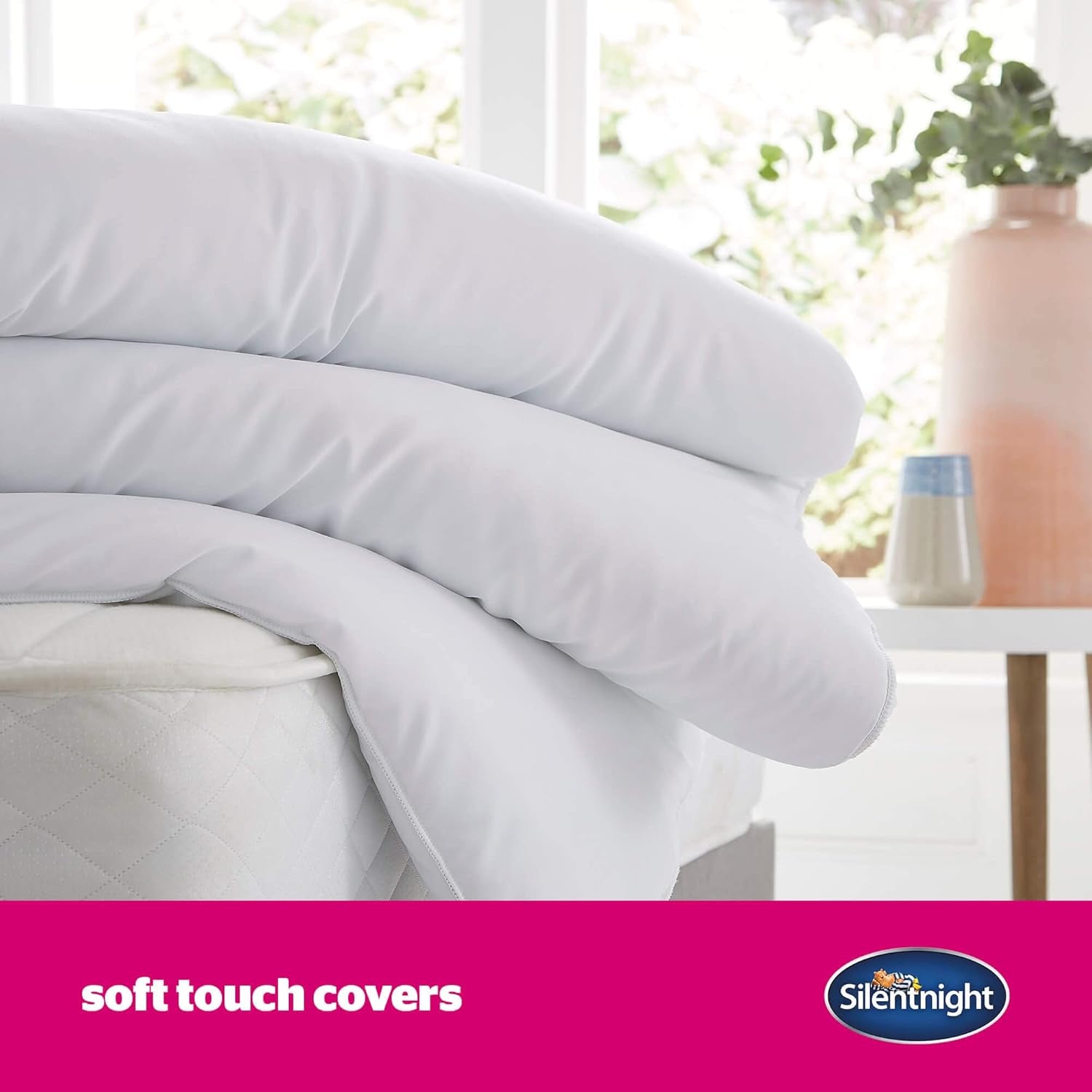 Silentnight "Ultrabounce" dekbed, microvezel, wit, eenpersoonsbed Dekbedden en dekbedden Naty Shop